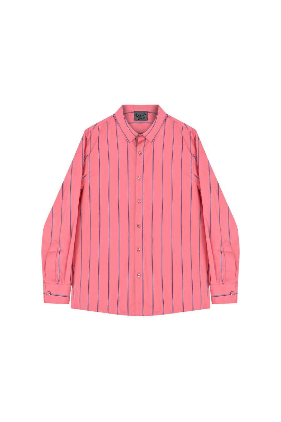 Pink Striped Oversize Shirt