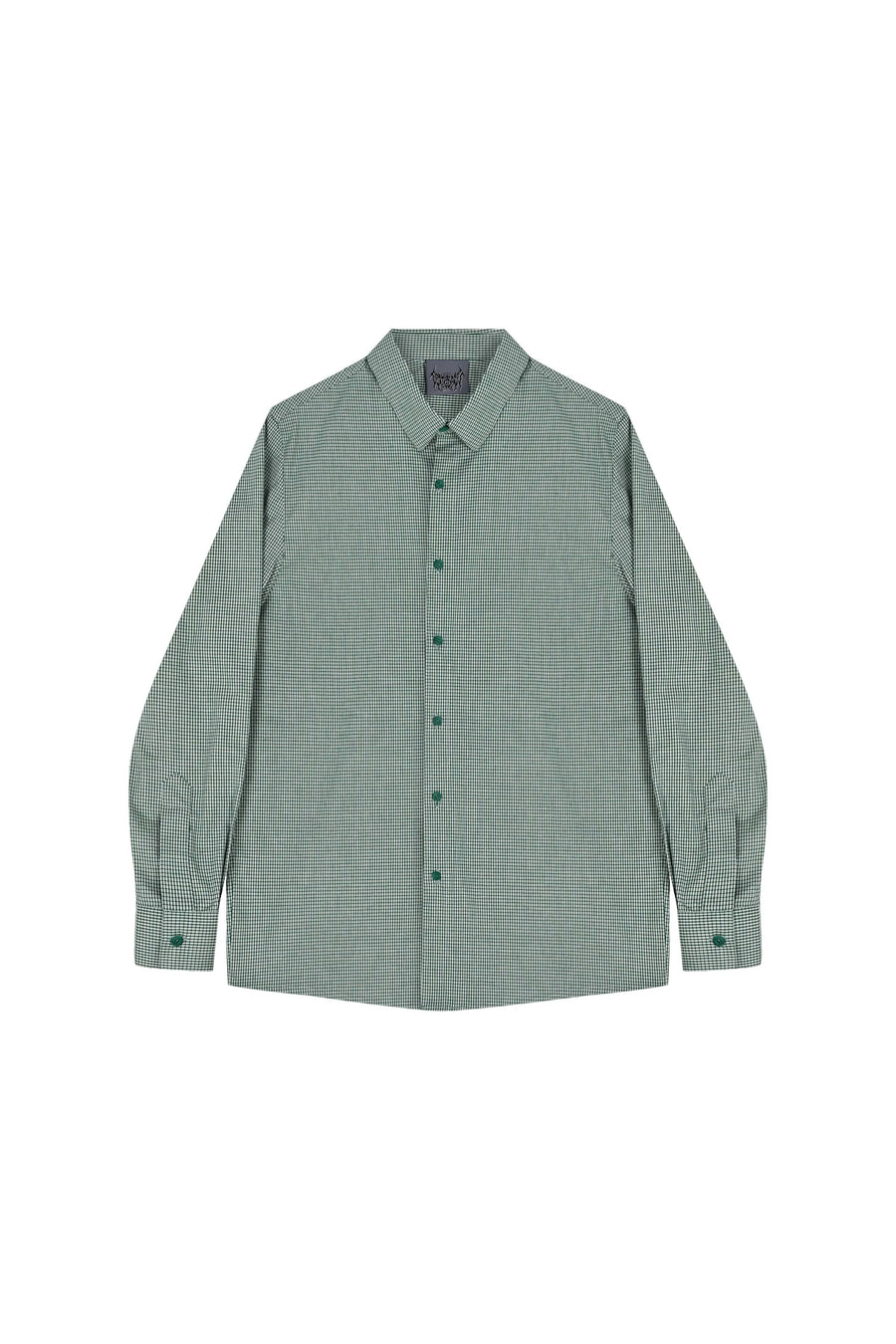 Green Checkered Oversize Shirt