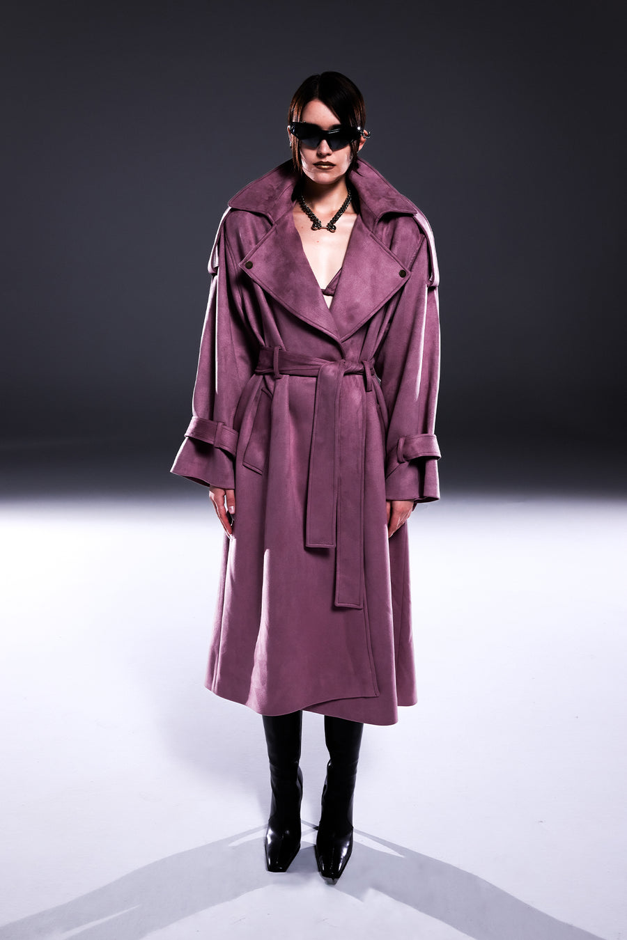 Warm Pink Oversize Trenchcoat