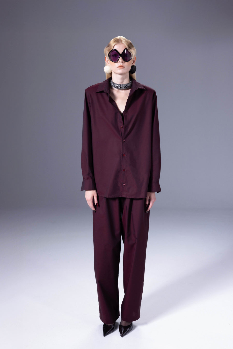 Bordeaux Oversize Shirt