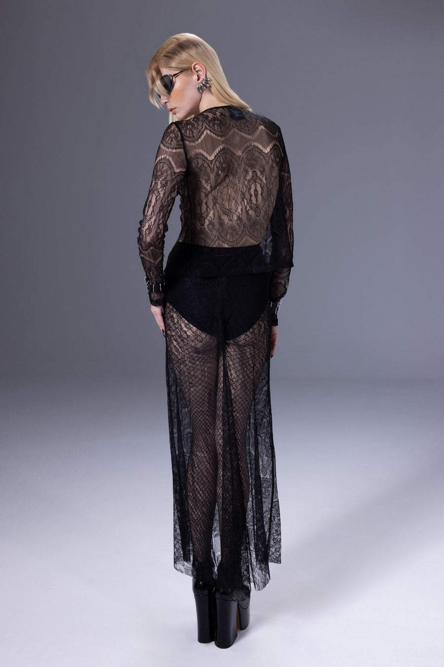 Gothic Style Lace Skirt