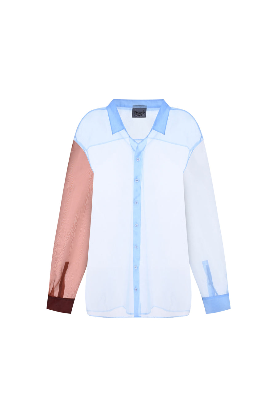 Baby Blue Organza Puzzle Shirt