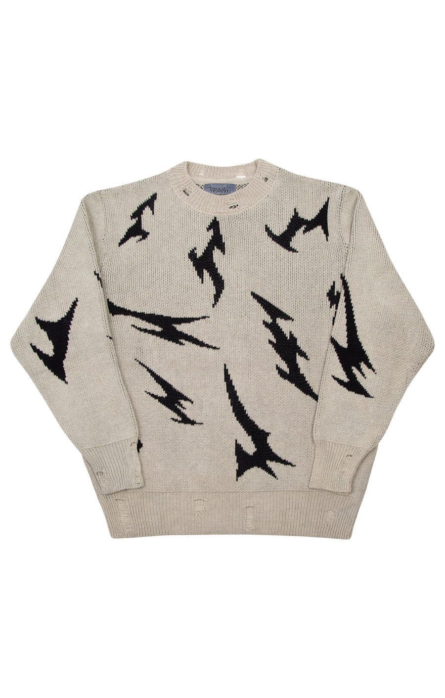 Tribal Tattoo Knitted Men’s Sweater